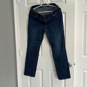 Women's Old Navy Straight Leg Denim Jeans - Mid-rise Curvy Fit - Size 8S